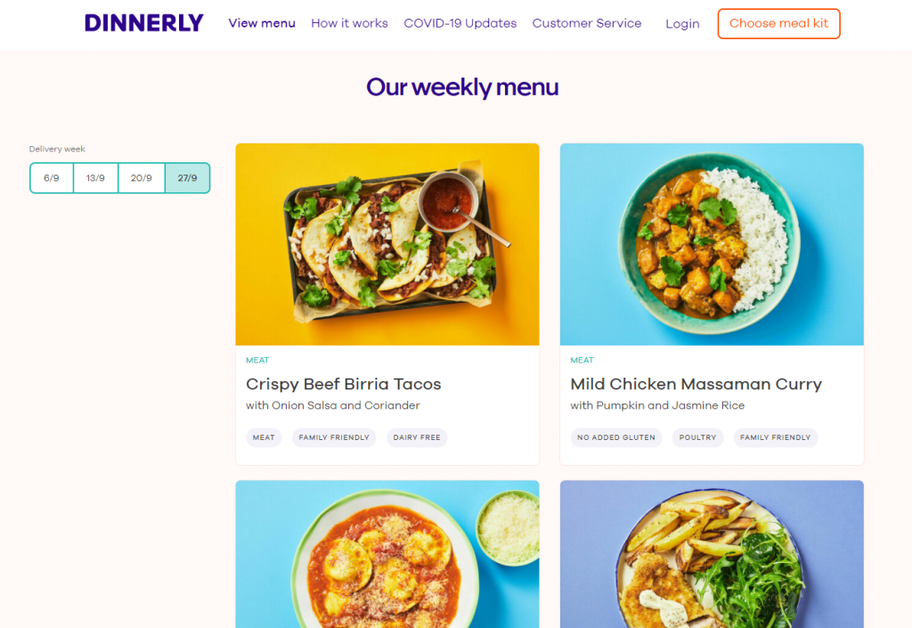 Dinnerly and Marley Spoon review